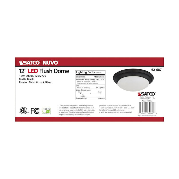 Nuvo Lighting Flush Mount Twist & Lock/Led