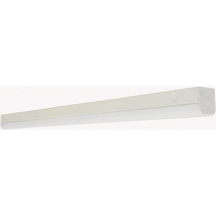 Nuvo Lighting LED 4' Slim Strip Light 38W, 4000K, White, with Knockout - 65-1122