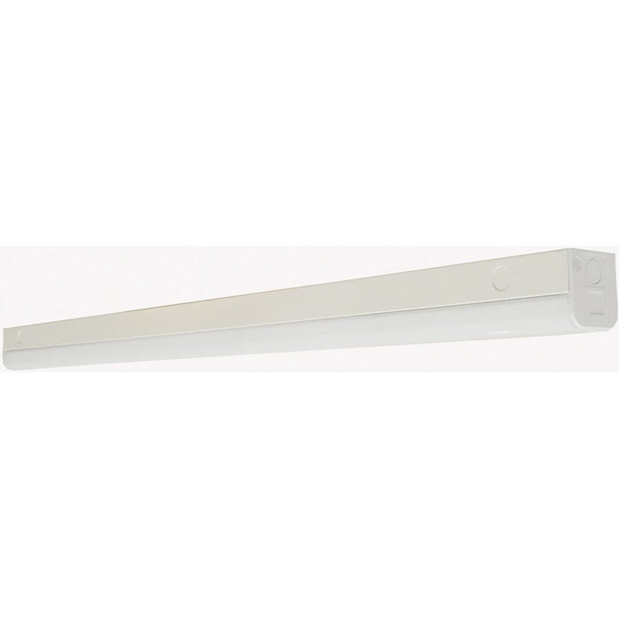 Nuvo Lighting LED 4' Slim Strip Light 38W, 5000K, White, with Knockout - 65-1123