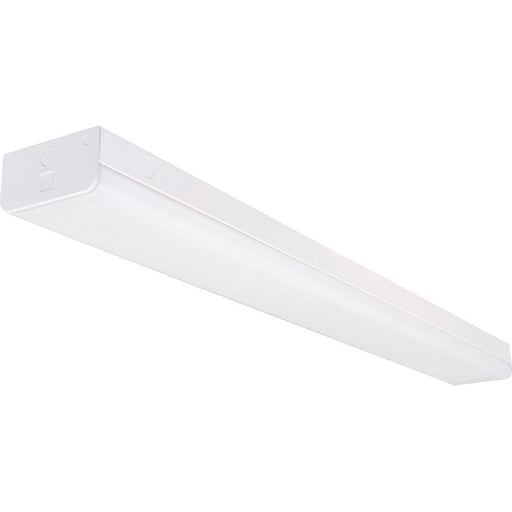 Nuvo Lighting LED 4' Strip Light, 40W, 4000K, White, Knockout & Sensor - 65-1142