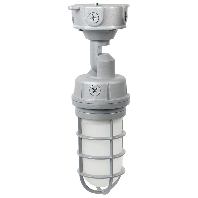 Nuvo Lighting LED Adj Vapor Tight Fixture 20W RGB Selectable | Utility Gray Finish | Indoor & Covered Patio Utility Light | 7 x 5 x 13 in | Model 65-551