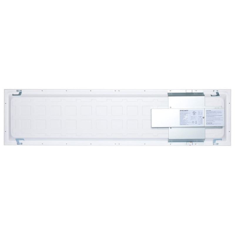 Nuvo Lighting 587 48in LED Backlit Flat Panel Flush Mount | Utility White Aluminum Frame | Office, Retail & Education Lighting | 20-40W | Model 65-587R1