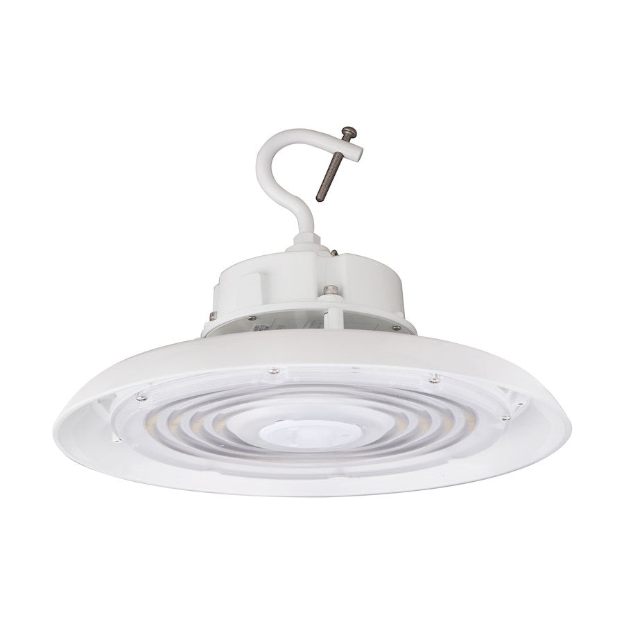 Nuvo Lighting 100W UFO LED High Bay, 14000L, 4000K/120-277V/4KV/White - 65-791