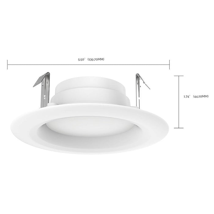 Nuvo Lighting 8.7W LED Downlight Retrofit 4" 90 Cri/3000K/ Pack Of 6