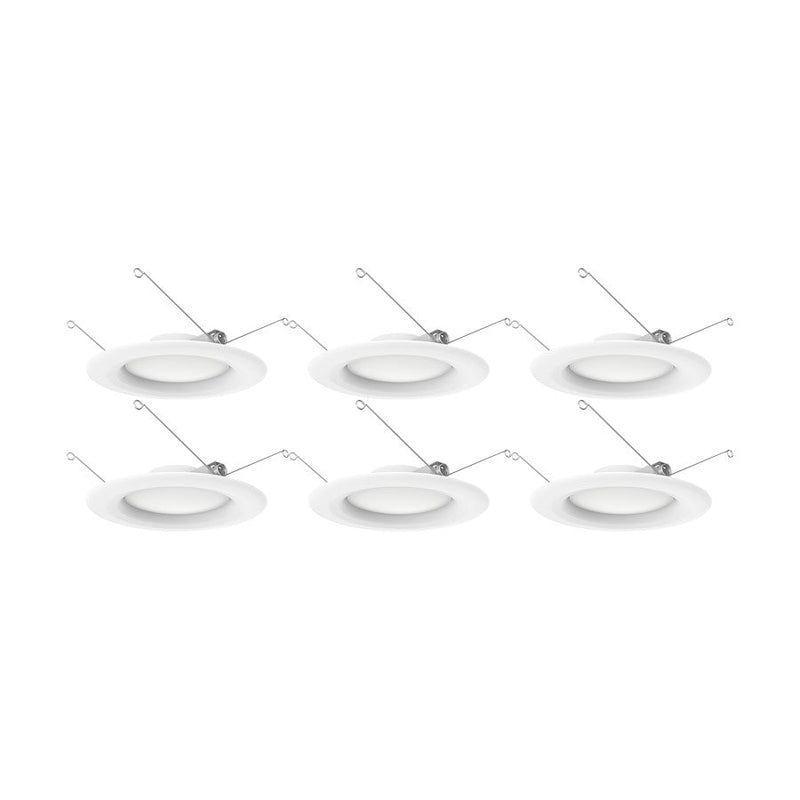 Nuvo Lighting 9.2W LED Downlight Retrofit 5-6"/90 CRI/3000K/ Pack of 6 - S11641