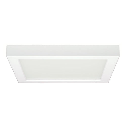 Nuvo Lighting 18.5W 9" LED Flush Mount, 3000K Square, White/120V/90CRI - S29687