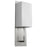 Oxygen Lighting Epoch 1 Light Sconce, 18W, Nickel/White Cotton - 2-5154-124