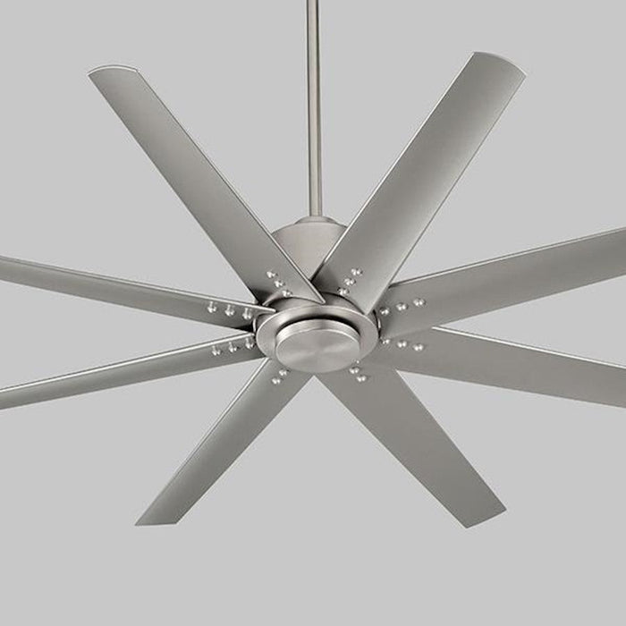 Oxygen Lighting Fleet 56" 8 Blade Fan, Satin Nickel - 3-112-24