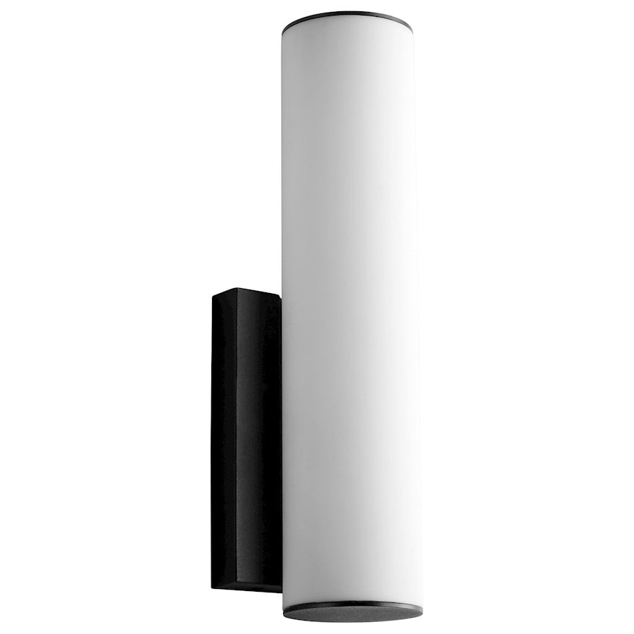 Oxygen Lighting Fugit 1 Light Sconce, Black/Matte White - 3-5010-15