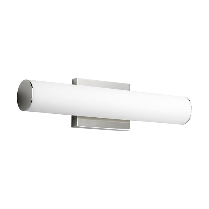 Oxygen Lighting Fugit 1 Light Sconce, Polished Nickel/White - 3-5011-20