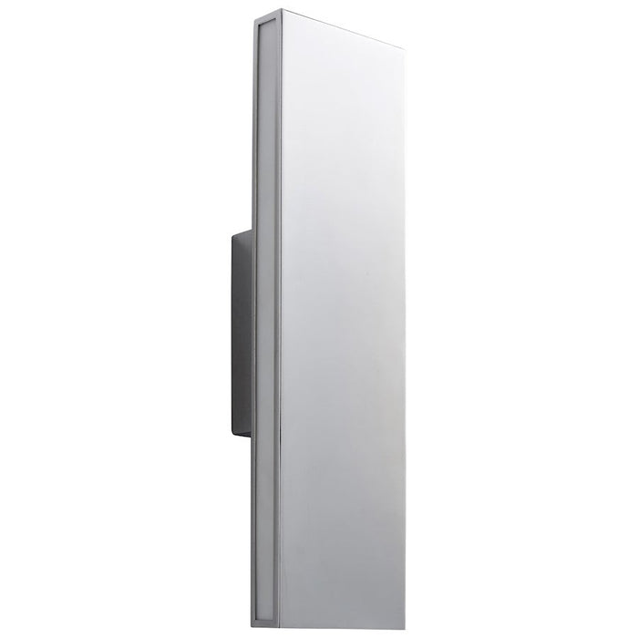 Oxygen Lighting Profile 2 Light Sconce, Polished Chrome/Matte White - 3-517-14