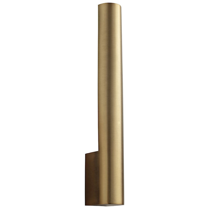 Oxygen Lighting Mies 1 Light Sconce, Aged Brass/Matte White - 3-520-40