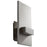 Oxygen Lighting VELA 2 Light Sconce, Satin Nickel/White - 3-527-24