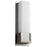 Oxygen Lighting Orion 1 Light Sconce, Satin Nickel/Matte White - 3-540-24