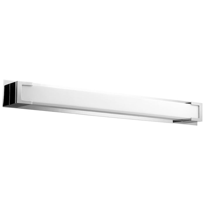 Oxygen Lighting Orion 1 Light Sconce, Polished Nickel/White - 3-543-14