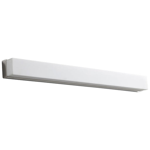 Oxygen Lighting Adagio 1 Light Sconce, Polished Nickel/White - 3-571-20