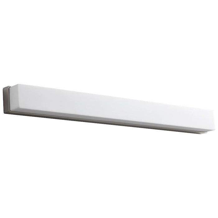 Oxygen Lighting Adagio 1 Light Wall Sconce, Satin Nickel/Matte White - 3-571-24