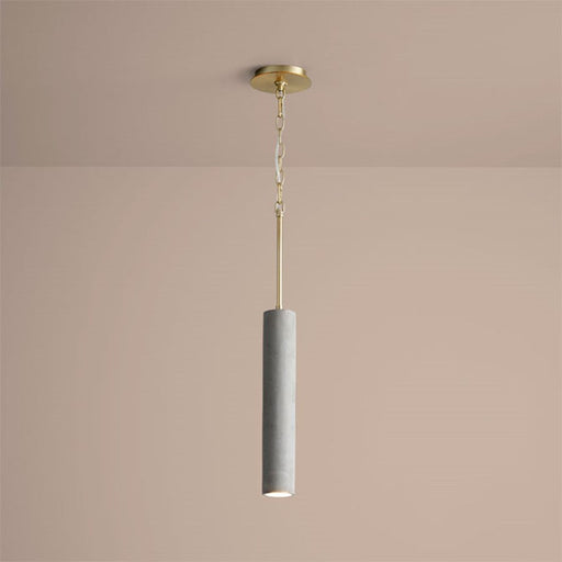 Oxygen Lighting Totem 2.75" Pendant, Aged Brass/Dark Gray - 3-614-1540