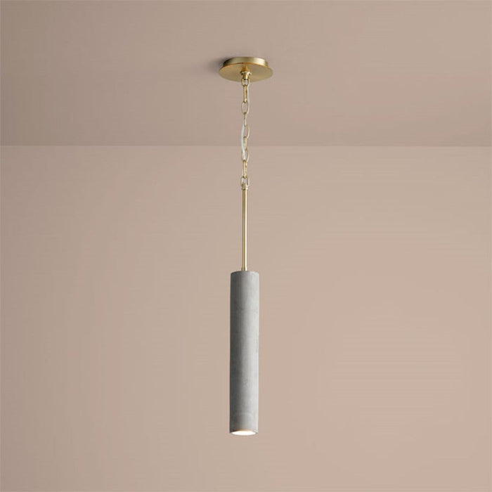 Oxygen Lighting Totem 2.75" Pendant, Aged Brass/Dark Gray - 3-614-1540