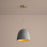 Oxygen Lighting Dune 12" Pendant, Aged Brass/Dark Gray - 3-641-1540