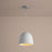 Oxygen Lighting Dune 12" Pendant, Satin Nickel/Gray - 3-641-1624