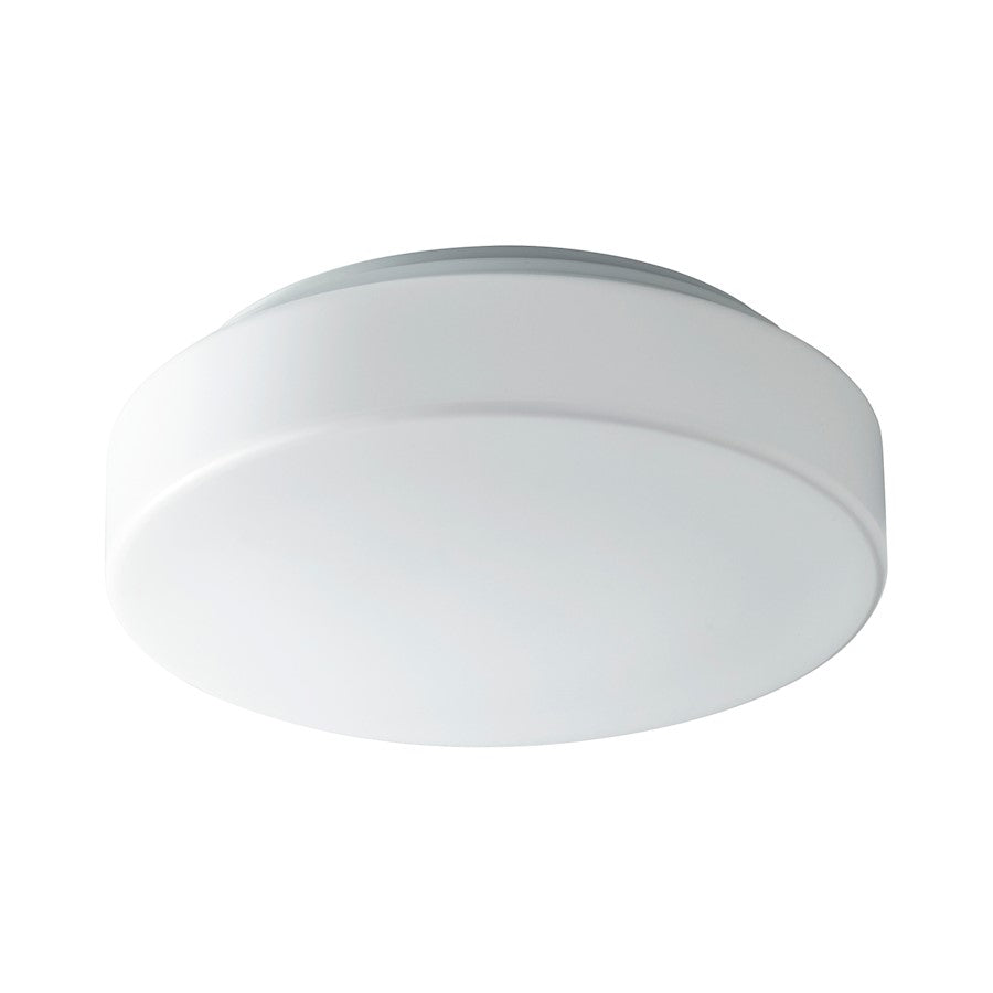 Oxygen Lighting Rhythm 10" 1 Light Ceiling Mount, 8.2W, White/White - 3-648-6