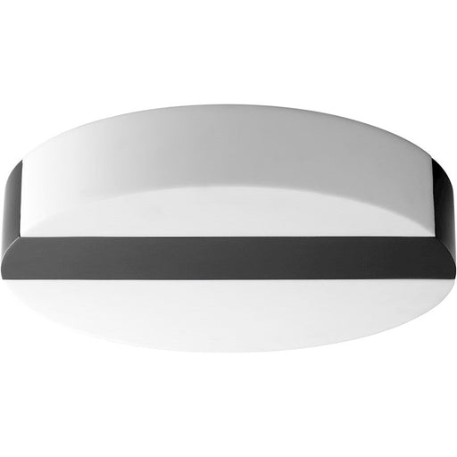 Oxygen Lighting Aurora 1 Light Ceiling Mount, Black/Matte White - 3-662-15