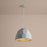 Oxygen Lighting Maria 16" Pendant, Satin Nickel/Gray - 3-663-1624