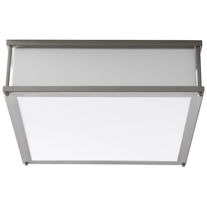 Oxygen Lighting Modulo 2 Light Ceiling Mount, Satin Nickel/White - 3-683-24