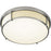 Oxygen Lighting iO 2 Light Ceiling Mount, Aged Brass/Matte White - 3-689-40