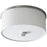 Oxygen Lighting Echo 2 Light 7.75" Ceiling, Nickel/White - 3-695-24