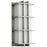 Oxygen Lighting Telshor 1 Light Exterior Sconce, Nickel/White - 3-710-224