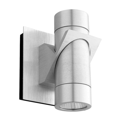 Oxygen Lighting Razzo 2 Light LED Exterior Sconce, Aluminum/Clear - 3-746-16