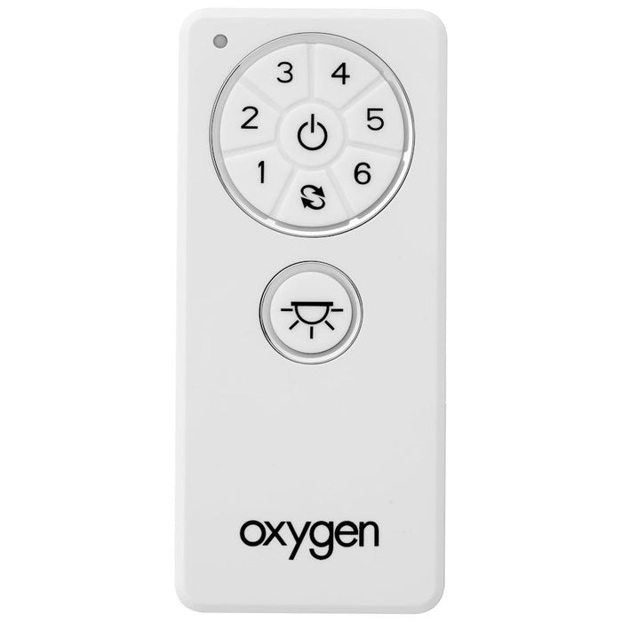 Oxygen Lighting Fan Propel Remote, White - 3-8-3000