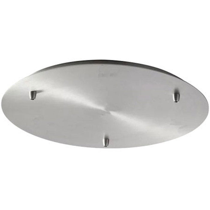 Oxygen Lighting 3 Light 13" Canopy Kit Pendant, Satin Nickel - 3-8-6324