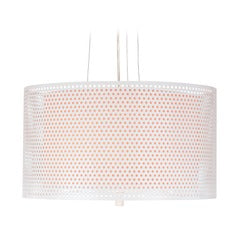 Lite Source Parmida 2 Light Pendant Lamp, White/Double-Layer White