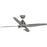 Progress Lighting Alleron 1 Lt 4-Blade 56" Fan, Nickel/Opal - P250009-081-30