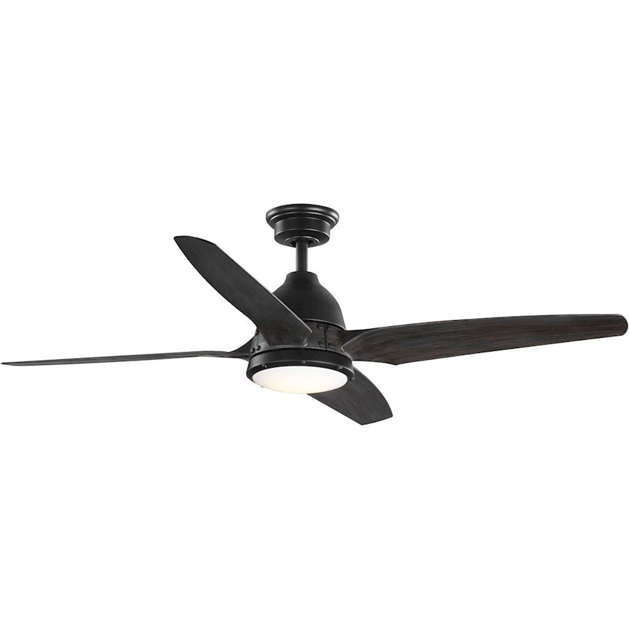 Progress Lighting Alleron 1 Lt 4-Blade 56" Ceiling Fan, Black - P250009-182-30