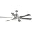 Progress Lighting Arlo 60" 6-Bld Nickel Ceiling Fan, Opal - P250026-009-30