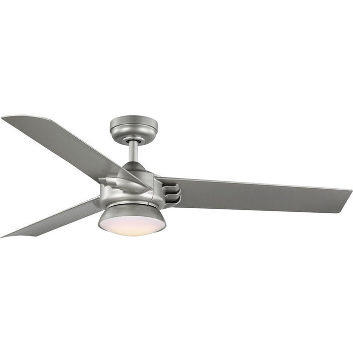 Progress Lighting Edwidge 1 Lt 3-Blade 52" Ceiling Fan, Nickel - P250062-152-30