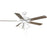 Progress Lighting Airpro 52" WH 5-Blade 18.7" Ceiling Fan, EWH - P250077-030-WB