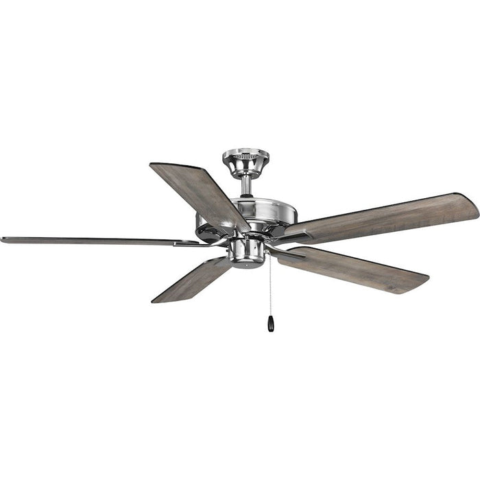 Progress Lighting Airpro 52" Polished Chrome 5-Blade Ceiling Fan - P250080-015