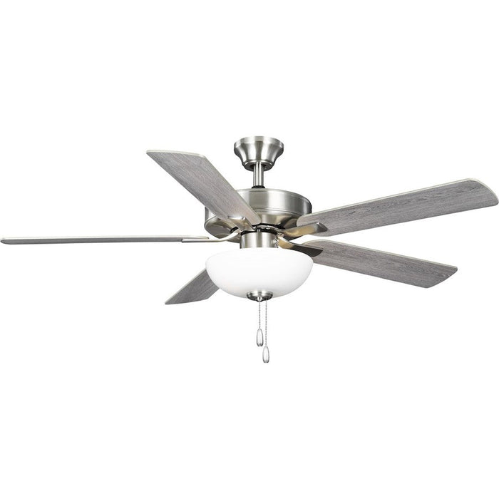 Progress Lighting Airpro 52" NK 5-Blade 16.7" Fan, Frost - P250082-009-WB