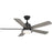 Progress Lighting Tarsus 52" 5 Bld Ceiling Fan/Int CCT-LED, BK - P250102-31M-CS