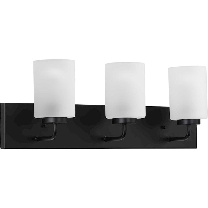 Progress Lighting Merry 3 Light Bath Vanity, Matte Black - P300329-031