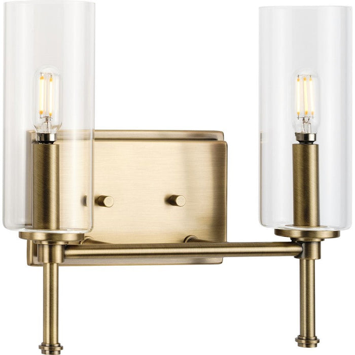 Progress Lighting Elara 2 Light New Traditional VBS/Clear Vanity - P300357-163