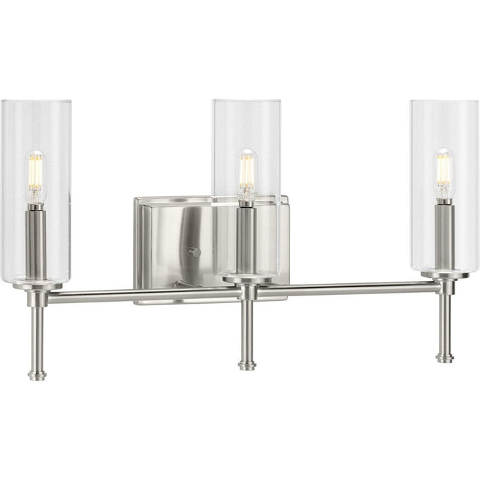 Progress Lighting Elara 3 Light NK/Clear New Traditional Vanity - P300358-009