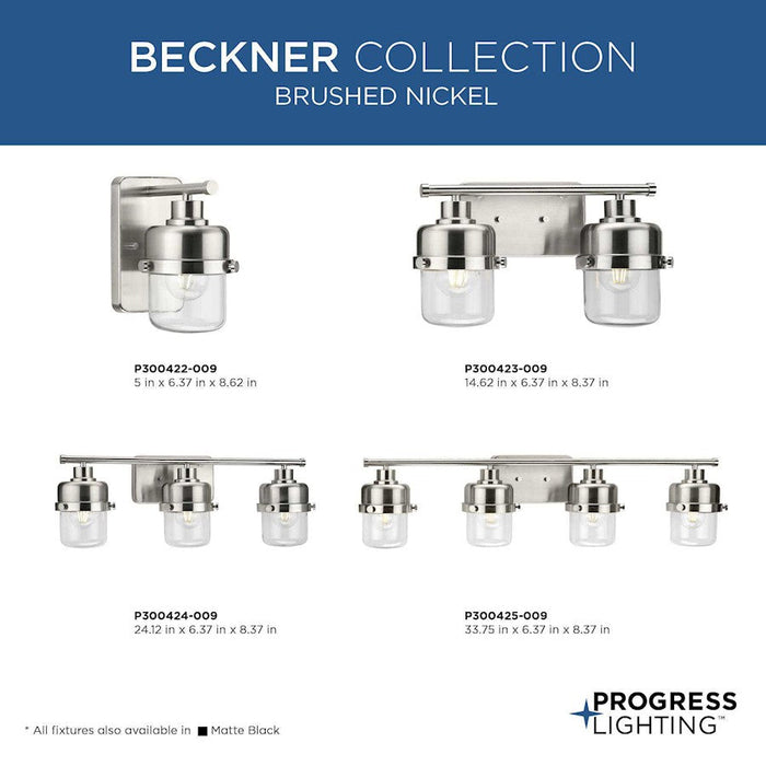 Progress Lighting Beckner 2-Light Bath Light