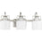 Progress Lighting Fessler 3-Light Bath Light, Nickel Opal Glass - P300440-009