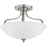 Progress Lighting Laird 3-Light Semi-Flush Mount, Etched